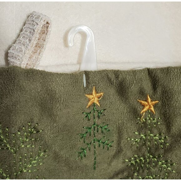 2 Dan Dee Christmas Stockings Santa Claus & Snowman Country Folk Art 17.5" New - Picture 9 of 11